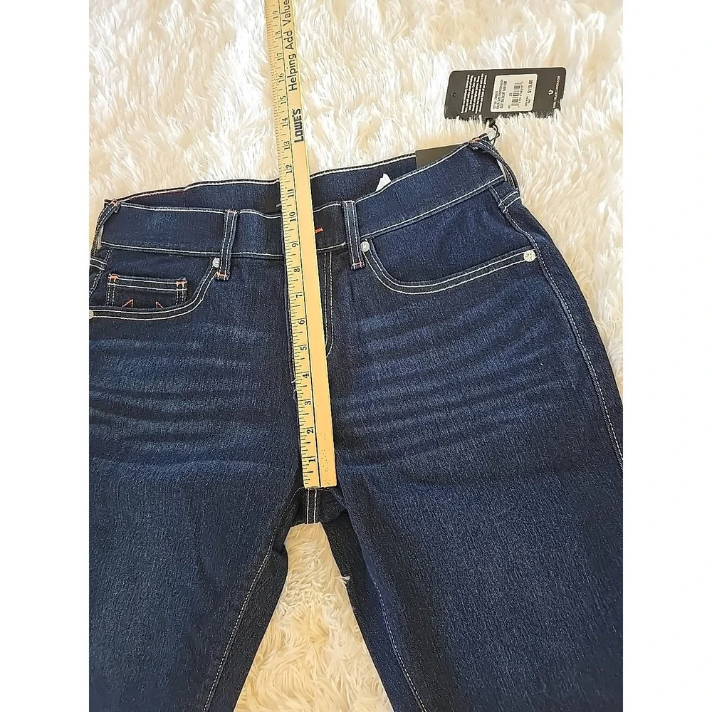 True Religion Ricky Relaxed Straight Denim Shorts Size‎ 30 Mens Blue